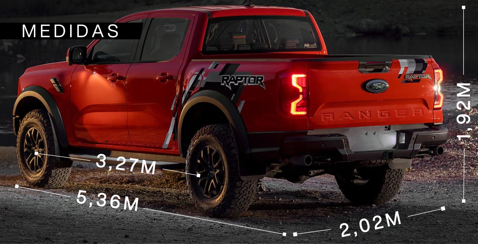 /* widget: Hotspots */
#uc_hotspot_elementor_e65e5f35
{ position:relative;
}
#uc_hotspot_elementor_e65e5f35 img
{ display:block; width:100%;
}
#uc_hotspot_elementor_e65e5f35 .ue-hotspot-icon
{ display:inline-block; line-height:1em;
}
#uc_hotspot_elementor_e65e5f35 .ue-hotspot-icon svg
{ height:1em; width:1em;
}
#uc_hotspot_elementor_e65e5f35 .spot
{ display:flex; align-items:center; justify-content:center; text-align:center; cursor:pointer; position:absolute; transform:translate(-50%,-50%); padding-right:10px; padding-left:10px; box-sizing:border-box; transition:0.5s; line-height:1em;
}
#uc_hotspot_elementor_e65e5f35 .spot:hover
{ transform:translate(-50%,-50%) scale(0.9,0.9);
}
#uc_hotspot_elementor_e65e5f35 .spot:before
{ content: ''; display: inline-block; position: absolute; top: -2px; left: -2px; bottom: -2px; right: -2px; border-radius: inherit; border-width:1px; border-style:solid; -webkit-animation: btnIconRipple 2s cubic-bezier(0.23, 1, 0.32, 1) both infinite; animation: btnIconRipple 2s cubic-bezier(0.23, 1, 0.32, 1) both infinite;
}
@keyframes btnIconRipple { 0% { border-width: 4px; transform: scale(1); } 80% { border-width: 1px; transform: scale(1.35); } 100% { opacity: 0; }
}
#uc_hotspot_elementor_e65e5f35 .tooltipster-base
{ max-width:300px;
}
.tooltipster-sidetip .tooltipster-box { background: #000000 !important; border: 3px solid #000000 !important;
}
.tooltipster-sidetip .tooltipster-content
{ color: #ffffff !important;
}
.tooltipster-sidetip.tooltipster-bottom .tooltipster-arrow-background { border-bottom-color: #000000 !important;
}
.tooltipster-sidetip.tooltipster-left .tooltipster-arrow-background { border-left-color: #000000 !important;
}
.tooltipster-sidetip.tooltipster-right .tooltipster-arrow-background { border-right-color: #000000 !important;
}
.tooltipster-sidetip.tooltipster-top .tooltipster-arrow-background { border-top-color: #000000 !important;
}
.tooltipster-sidetip.tooltipster-bottom .tooltipster-arrow-border { border-bottom-color: #000000 !important;
}
.tooltipster-sidetip.tooltipster-left .tooltipster-arrow-border { border-left-color: #000000 !important;
}
.tooltipster-sidetip.tooltipster-right .tooltipster-arrow-border { border-right-color: #000000 !important;
}
.tooltipster-sidetip.tooltipster-top .tooltipster-arrow-border { border-top-color: #000000 !important;
}
.ue-popup-overlay
{ position:fixed; top:0; bottom:0; right:0; left:0; width:100%; display:none;
}
.item-popup
{ display:none; background-color:white; position:absolute; top:50%; left:50%; transform:translate(-50%,-50%); z-index:100000000;
}
.item-popup-title
{ justify-content:space-between; align-items:center; display:flex;
}
.item-popup-close
{ cursor:pointer;
}
.item-popup-text
{ padding:20px;
}
#uc_hotspot_elementor_e65e5f35 #uc_hotspot_elementor_e65e5f35_item1
{ text-decoration:none;
}
#uc_hotspot_elementor_e65e5f35 #uc_hotspot_elementor_e65e5f35_item2
{ text-decoration:none;
}
#uc_hotspot_elementor_e65e5f35 #uc_hotspot_elementor_e65e5f35_item3
{ text-decoration:none;
}
#uc_hotspot_elementor_e65e5f35 #uc_hotspot_elementor_e65e5f35_item4
{ text-decoration:none;
}
#uc_hotspot_elementor_e65e5f35 #uc_hotspot_elementor_e65e5f35_item5
{ text-decoration:none;
}
#uc_hotspot_elementor_e65e5f35 #uc_hotspot_elementor_e65e5f35_item6
{ text-decoration:none;
} <p> +1 +2 +3 +4 +5 +6 DIMENSIONES X + Largo: 5,36 m + Ancho: 2.02 m + Alto: 1.92 m + Distancia entre ejes: 3.27 m + Capacidad de Vadeo: 850mm FRONTAL X Ofrece un diseño más robusto en comparación con el modelo anterior. Tiene un aire a la F-150, donde se destaca la enorme parrilla con las letras de Ford en alto relieve y los faros de led en forma de C. En la parte baja encontramos un parachoques con diseño específico con el fin de mejorar el ángulo de ataque; además, incluye dos argollas de remolque ESTILO LATERAL X Destacamos su estilo atrevido provisto por los enormes pasos de rueda con rines de aleación de 17 pulgadas pintados de negro, calzando llantas BF Goodrich All-Terrain 285/80 de 33 pulgadas, que resultan muy eficaces en terrenos destapados y en superficies escarpadas. ZONA POSTERIOR X Destacamos detalles como las luces, que también son el Led, un portón para acceder a la zona de carga que, gracias a un sistema especial hace que pese menos y sea fácil de abrir y cerrar. En la parte baja encontramos dos argollas para remolcar y dos salidas de escape cromadas, una a cada lado. CHASIS REFORZADO X Uno de los atributos de esta Ranger Raptor es el nuevo chasis de acero con refuerzos y anclajes para la suspensión y la llanta de repuesto. Asimismo, se colocaron protectores inferiores para el cárter, la transmisión y el tanque de combustible, siendo el del cárter en acero de 2,3 mm de espesor. ÁREA DE CARGA X Cuenta con un platón inteligente con atributos que hacen más fácil y seguro el transporte de carga. Por ejemplo, resaltamos el nuevo protector de platón Flexbed, ganchos para sujetar la carga y dos enchufes toma corriente de 120V y 12V (400W), ideales para tener electricidad en lugares remotos.</p>
/* widget: Hotspots */
#uc_hotspot_elementor_eef73a06
{ position:relative;
}
#uc_hotspot_elementor_eef73a06 img
{ display:block; width:100%;
}
#uc_hotspot_elementor_eef73a06 .ue-hotspot-icon
{ display:inline-block; line-height:1em;
}
#uc_hotspot_elementor_eef73a06 .ue-hotspot-icon svg
{ height:1em; width:1em;
}
#uc_hotspot_elementor_eef73a06 .spot
{ display:flex; align-items:center; justify-content:center; text-align:center; cursor:pointer; position:absolute; transform:translate(-50%,-50%); padding-right:10px; padding-left:10px; box-sizing:border-box; transition:0.5s; line-height:1em;
}
#uc_hotspot_elementor_eef73a06 .spot:hover
{ transform:translate(-50%,-50%) scale(0.9,0.9);
}
#uc_hotspot_elementor_eef73a06 .spot:before
{ content: ''; display: inline-block; position: absolute; top: -2px; left: -2px; bottom: -2px; right: -2px; border-radius: inherit; border-width:1px; border-style:solid; -webkit-animation: btnIconRipple 2s cubic-bezier(0.23, 1, 0.32, 1) both infinite; animation: btnIconRipple 2s cubic-bezier(0.23, 1, 0.32, 1) both infinite;
}
@keyframes btnIconRipple { 0% { border-width: 4px; transform: scale(1); } 80% { border-width: 1px; transform: scale(1.35); } 100% { opacity: 0; }
}
#uc_hotspot_elementor_eef73a06 .tooltipster-base
{ max-width:300px;
}
.tooltipster-sidetip .tooltipster-box { background: #000000 !important; border: 3px solid #000000 !important;
}
.tooltipster-sidetip .tooltipster-content
{ color: #ffffff !important;
}
.tooltipster-sidetip.tooltipster-bottom .tooltipster-arrow-background { border-bottom-color: #000000 !important;
}
.tooltipster-sidetip.tooltipster-left .tooltipster-arrow-background { border-left-color: #000000 !important;
}
.tooltipster-sidetip.tooltipster-right .tooltipster-arrow-background { border-right-color: #000000 !important;
}
.tooltipster-sidetip.tooltipster-top .tooltipster-arrow-background { border-top-color: #000000 !important;
}
.tooltipster-sidetip.tooltipster-bottom .tooltipster-arrow-border { border-bottom-color: #000000 !important;
}
.tooltipster-sidetip.tooltipster-left .tooltipster-arrow-border { border-left-color: #000000 !important;
}
.tooltipster-sidetip.tooltipster-right .tooltipster-arrow-border { border-right-color: #000000 !important;
}
.tooltipster-sidetip.tooltipster-top .tooltipster-arrow-border { border-top-color: #000000 !important;
}
.ue-popup-overlay
{ position:fixed; top:0; bottom:0; right:0; left:0; width:100%; display:none;
}
.item-popup
{ display:none; background-color:white; position:absolute; top:50%; left:50%; transform:translate(-50%,-50%); z-index:100000000;
}
.item-popup-title
{ justify-content:space-between; align-items:center; display:flex;
}
.item-popup-close
{ cursor:pointer;
}
.item-popup-text
{ padding:20px;
}
#uc_hotspot_elementor_eef73a06 #uc_hotspot_elementor_eef73a06_item1
{ text-decoration:none;
}
#uc_hotspot_elementor_eef73a06 #uc_hotspot_elementor_eef73a06_item2
{ text-decoration:none;
}
#uc_hotspot_elementor_eef73a06 #uc_hotspot_elementor_eef73a06_item3
{ text-decoration:none;
}
#uc_hotspot_elementor_eef73a06 #uc_hotspot_elementor_eef73a06_item4
{ text-decoration:none;
}
#uc_hotspot_elementor_eef73a06 #uc_hotspot_elementor_eef73a06_item5
{ text-decoration:none;
}
#uc_hotspot_elementor_eef73a06 #uc_hotspot_elementor_eef73a06_item6
{ text-decoration:none;
} <p> +1 +2 +3 +4 +5 +6 DIMENSIONES X + Largo: 5,36 m + Ancho: 2.02 m + Alto: 1.92 m + Distancia entre ejes: 3.27 m + Capacidad de Vadeo: 850mm FRONTAL X Ofrece un diseño más robusto en comparación con el modelo anterior. Tiene un aire a la F-150, donde destaca la enorme parrilla con las letras de Ford en alto relieve y los faros de led en forma de C. En la parte baja encontramos un parachoques con diseño específico con el fin de mejorar el ángulo de ataque y dos argollas de remolque. ESTILO LATERAL X Destacamos su estilo atrevido provisto por los enormes pasos de rueda con rines de aleación de 17 pulgadas pintados de negro, calzando llantas BF Goodrich All-Terrain 285/80 de 33 pulgadas, que resultan muy eficaces en terrenos destapados y en superficies escarpadas. ZONA POSTERIOR X Destacamos detalles como las luces, que también son el Led, un portón para acceder a la zona de carga que, gracias a un sistema especial hace que pese menos y sea fácil de abrir y cerrar. En la parte baja encontramos dos argollas para remolcar y dos salidas de escape cromadas, una a cada lado. CHASIS REFORZADO X Uno de los atributos de esta Ranger Raptor es el nuevo chasis de acero con refuerzos y anclajes para la suspensión y la llanta de repuesto. Asimismo, se colocaron protectores inferiores para el cárter, la transmisión y el tanque de combustible, siendo el del cárter en acero de 2,3 mm de espesor. ÁREA DE CARGA X Cuenta con un platón inteligente con atributos que hacen más fácil y seguro el transporte de carga. Por ejemplo, resaltamos el nuevo protector de platón Flexbed, ganchos para sujetar la carga y dos enchufes toma corriente de 120V y 12V (400W), ideales para tener electricidad en lugares remotos.</p>
<p> Pág 16 / 42 </p> V12MAGAZINE