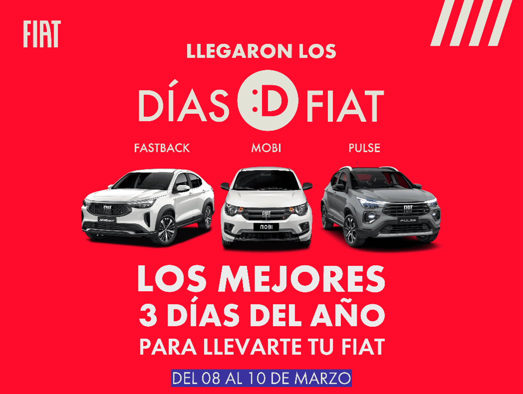 DÍAS D FIAT: UNA OPORTUNIDAD ÚNICA PARA ADQUIRIR TU FIAT V12MAGAZINE Días D Fiat