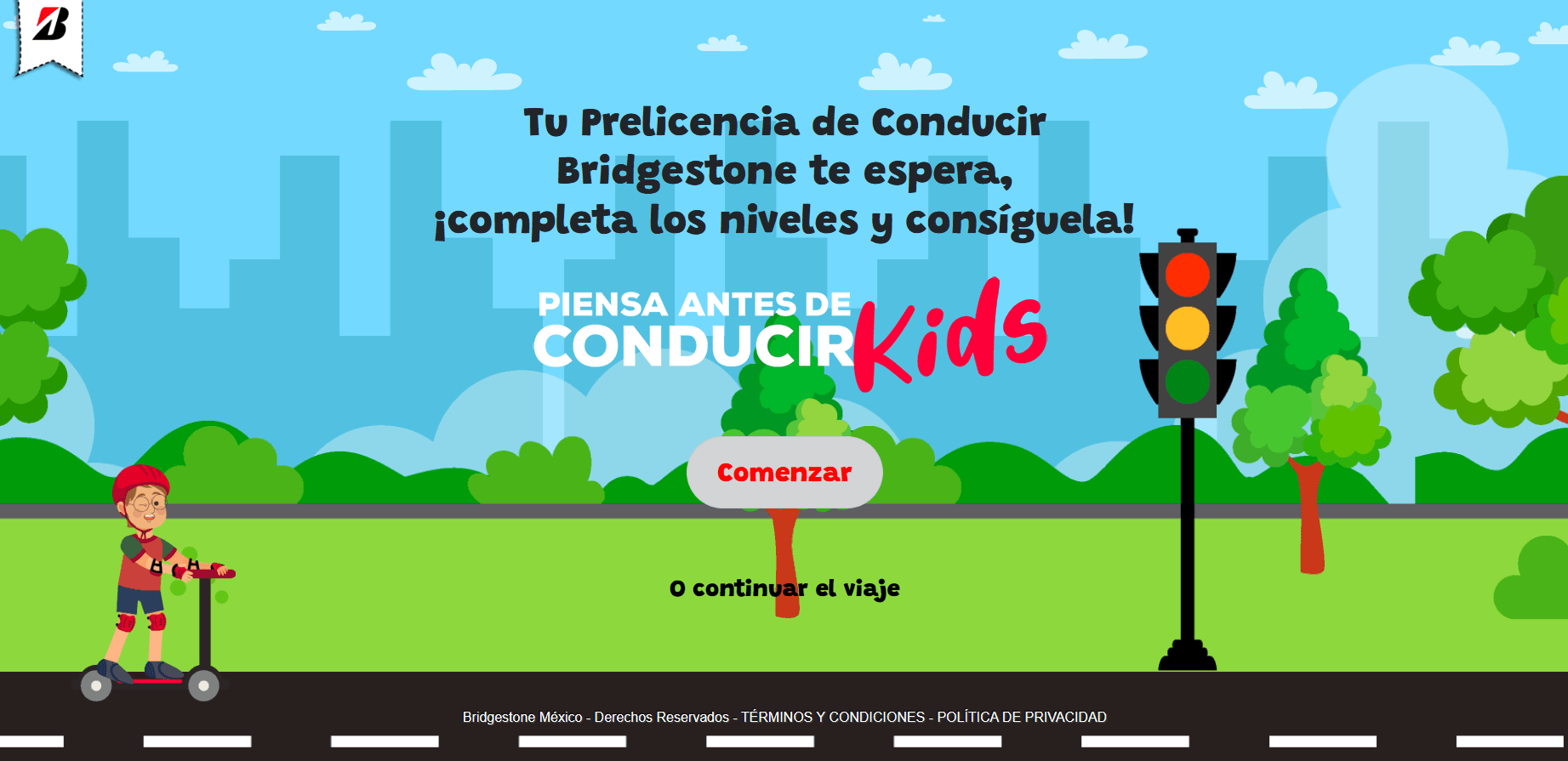 BRIDGESTONE: LOS NIÑOS TAMBIÉN SON PROMOTORES DE LA SEGURIDAD V12MAGAZINE Comprometida con brindar tranquilidad, Bridgestone quiere que los niños también sean participes activos en la seguridad vial. V12MAGAZINE
