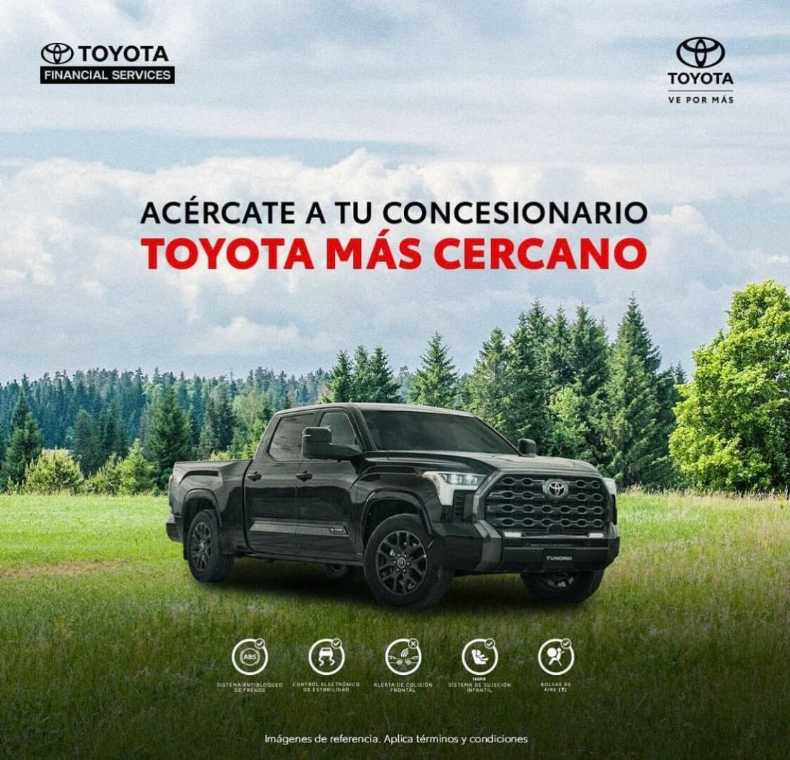 TOYOTA FEST 2024: LA PASIÓN POR LA MOVILIDAD SE VIVE EN LOS CONCESIONARIOS DE TODO EL PAÍS V12MAGAZINE Toyota Fest se lleva a cabo en todos los concesionarios de Toyota en el país, un espacio para conocer la tecnología y los modelos de la marca. V12MAGAZINE
