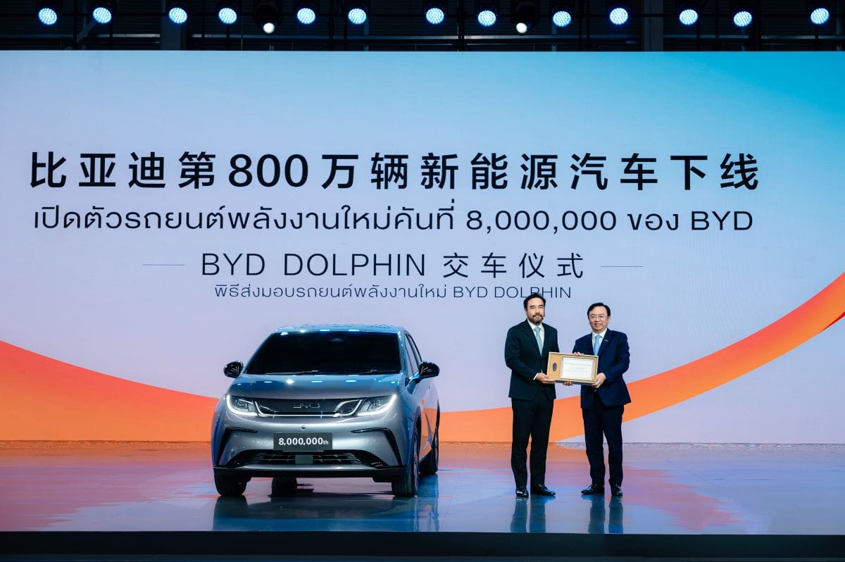 BYD POTENCIALIZA SU FUTURO CON UNA NUEVA PLANTA Y UN NÚMERO RÉCORD DE VEHÍCULOS PRODUCIDOS DE NUEVAS ENERGÍAS V12MAGAZINE BYD celebró la inauguración de su planta en Tailandia y la producción de su vehículo de nueva energía número 8 millones, marcando dos hitos en la expansión global de la compañía. V12MAGAZINE