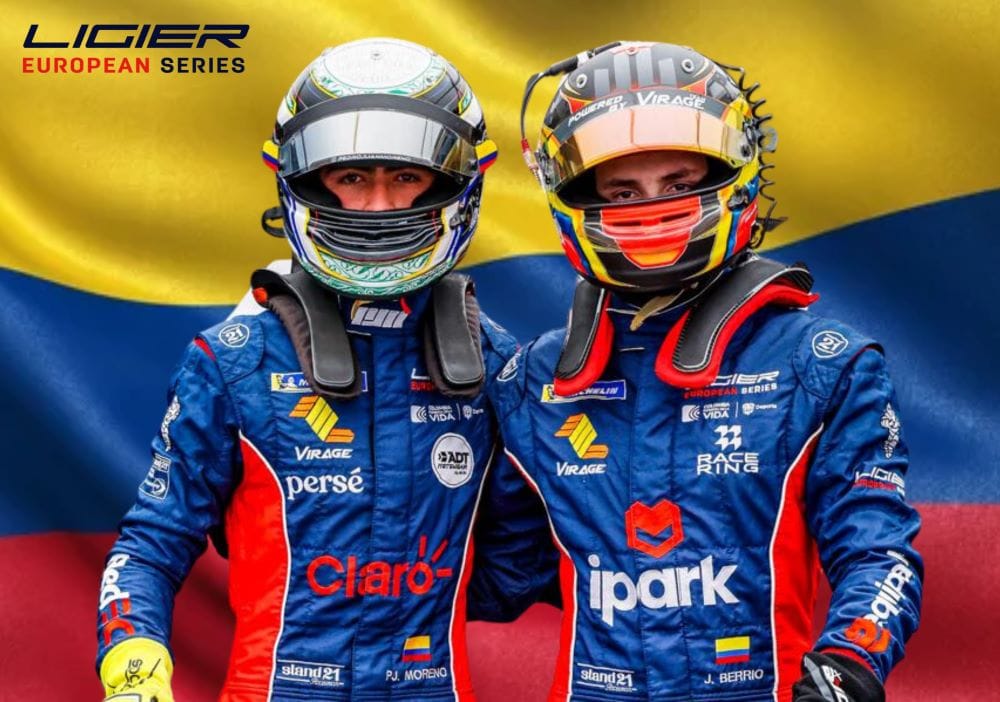 JERÓNIMO BERRÍO TUVO UN FIN DE SEMANA SOÑADO EN SPA FRANCORCHAMPS: POLE, PODIO Y RÉCORD DE PISTA EN LA QUALY V12MAGAZINE El piloto colombiano Jerónimo Berrío cierra un gran fin de semana en cumplimiento de la cuarta ronda de temporada de la Liger European Series con dividendos personales y de equipo junto con su compañero, el antioqueño Pedro Juan Moreno. V12MAGAZINE
