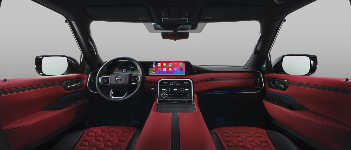 EL NUEVO NISSAN PATROL HIZO SU DEBUT MUNDIAL EN ABU DHABI, HACIENDO HONOR A SU HERENCIA Y CON UNA IMAGEN FUTURISTA V12MAGAZINE El Nissan Patrol en su séptima generación rinde homenaje al ilustre legado de la marca, al tiempo que ofrece innovación preparada para el futuro. El nuevo y audaz diseño, el potente motor V6 biturbo y el interior premium respaldan una conducción superior. V12MAGAZINE