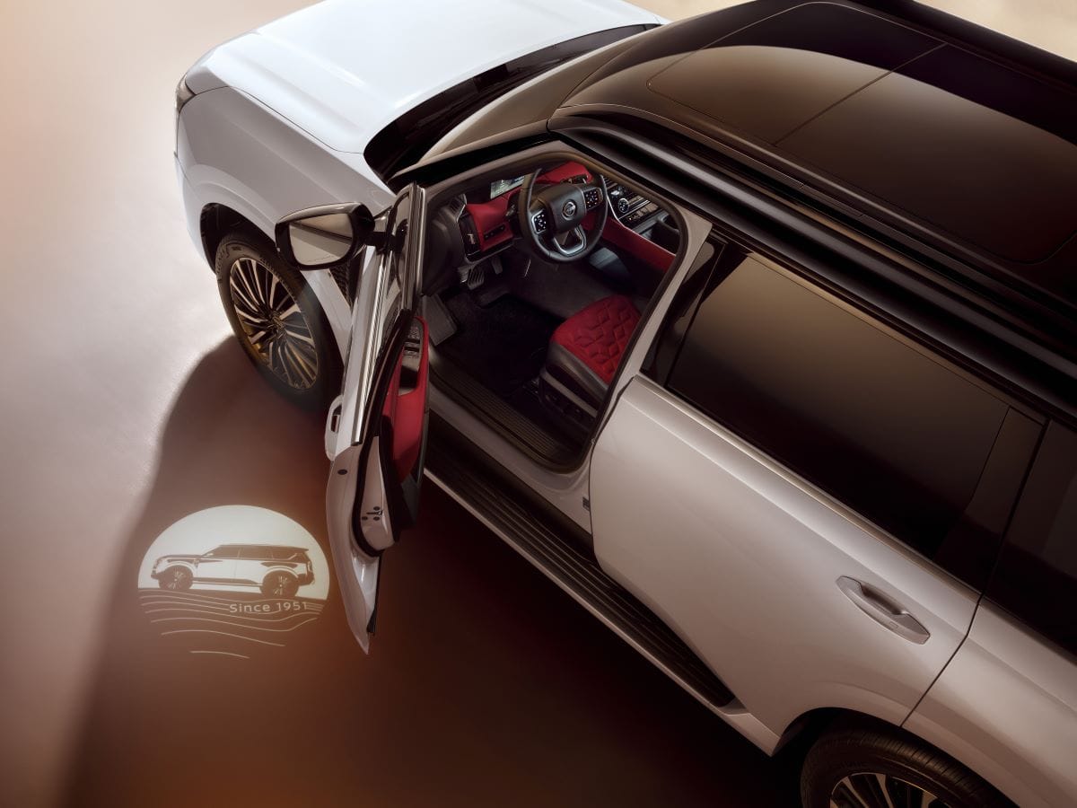 EL NUEVO NISSAN PATROL HIZO SU DEBUT MUNDIAL EN ABU DHABI, HACIENDO HONOR A SU HERENCIA Y CON UNA IMAGEN FUTURISTA V12MAGAZINE El Nissan Patrol en su séptima generación rinde homenaje al ilustre legado de la marca, al tiempo que ofrece innovación preparada para el futuro. El nuevo y audaz diseño, el potente motor V6 biturbo y el interior premium respaldan una conducción superior. V12MAGAZINE