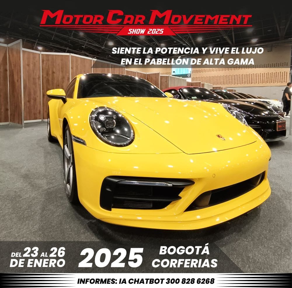 ¡ARRANCA EL MOTOR CAR MOVEMENT SHOW 2025! EL ESPECTÁCULO MÁS IMPORTANTE DEL MUNDO DE LOS AUTOS EN COLOMBIA V12MAGAZINE El Motor Car Movement Show 2025 está listo para encender motores en Corferias, consolidándose como la cita ineludible para los amantes del mundo de los autos. V12MAGAZINE