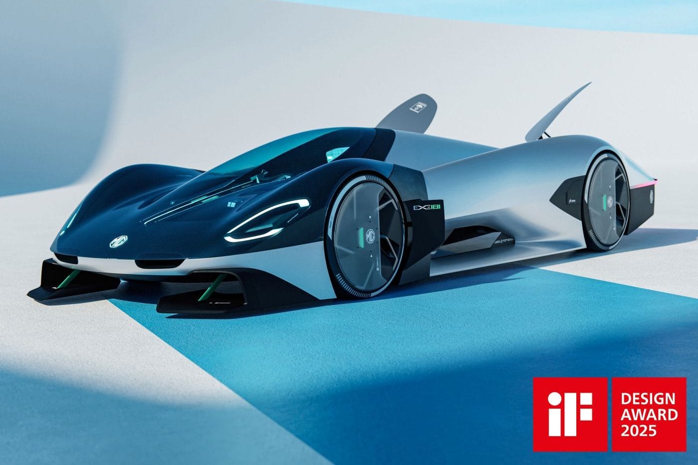 MG EXE181: EL PROTOTIPO MÁS PODEROSO QUE CONQUISTÓ EL MUNDO DEL DISEÑO V12MAGAZINE MG EXE181, el espectacular prototipo eléctrico inspirado en los récords de velocidad se consagra como una joya del diseño automotriz al ganar el prestigioso iF Design Award 2024. V12MAGAZINE