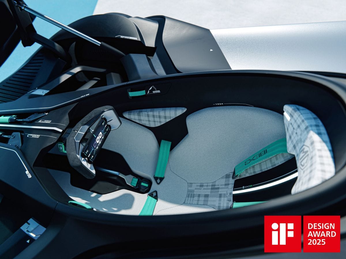 MG EXE181: EL PROTOTIPO MÁS PODEROSO QUE CONQUISTÓ EL MUNDO DEL DISEÑO V12MAGAZINE MG EXE181, el espectacular prototipo eléctrico inspirado en los récords de velocidad se consagra como una joya del diseño automotriz al ganar el prestigioso iF Design Award 2024. V12MAGAZINE
