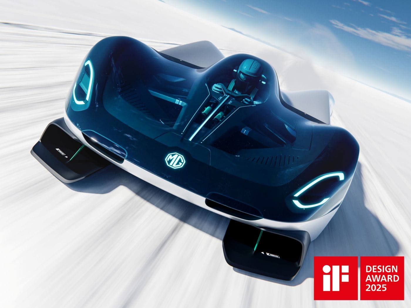 MG EXE181: EL PROTOTIPO MÁS PODEROSO QUE CONQUISTÓ EL MUNDO DEL DISEÑO V12MAGAZINE MG EXE181, el espectacular prototipo eléctrico inspirado en los récords de velocidad se consagra como una joya del diseño automotriz al ganar el prestigioso iF Design Award 2024. V12MAGAZINE