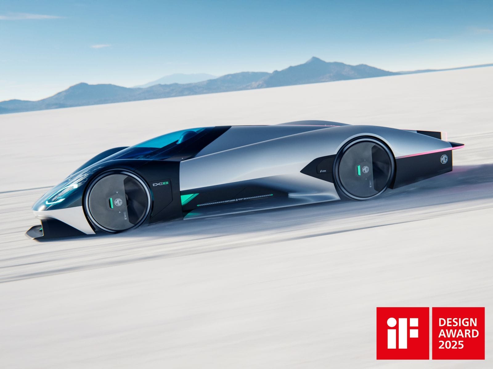 MG EXE181: EL PROTOTIPO MÁS PODEROSO QUE CONQUISTÓ EL MUNDO DEL DISEÑO V12MAGAZINE MG EXE181, el espectacular prototipo eléctrico inspirado en los récords de velocidad se consagra como una joya del diseño automotriz al ganar el prestigioso iF Design Award 2024. V12MAGAZINE