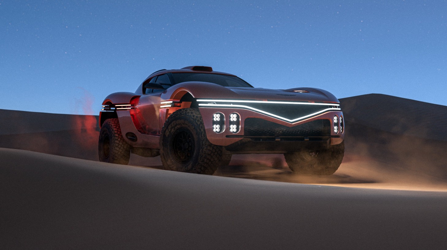 GENESIS X SKORPIO CONCEPT: LUJO EXTREMO Y UN ADN OFF-ROAD RADICAL V12MAGAZINE Genesis X Skorpio Concept marca el ingreso más radical de la marca al universo off-road extremo, combinando diseño conceptual, ingeniería de competición y una nueva lectura del lujo en condiciones hostiles. V12MAGAZINE