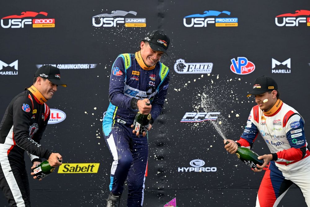 Sebastián Tatán Garzón firmó un inicio de temporada perfecto al dominar St. Petersburg, ganar las dos carreras del fin de semana y asumir el liderato absoluto del campeonato. V12MAGAZINE