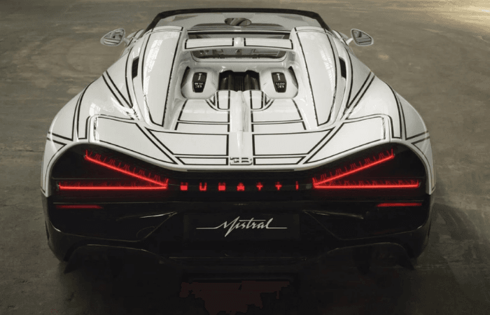 Bugatti W16 Mistral Blanc Éternel: una obra de arte en porcelana que despide la era del motor W16 V12MAGAZINE Bugatti
