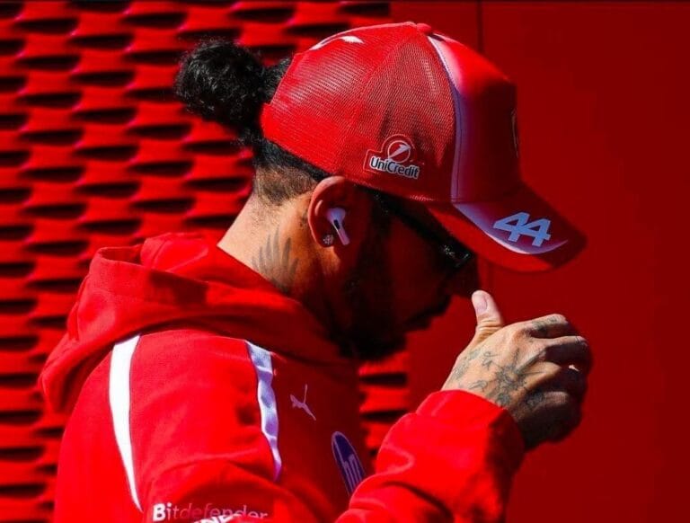 Ferrari de Lewis Hamilton en Hungaroring - penalizado con tres puestos