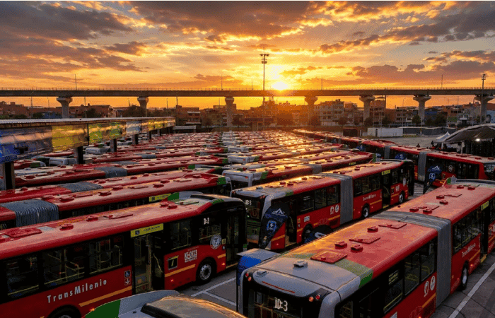 Bogotá estrena 50 buses eléctricos únicos en el mundo: así cambiarán los viajes en TransMilenio V12MAGAZINE buses eléctricos de TransMilenio