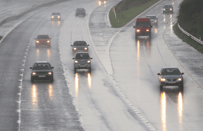 vehículo lluvia