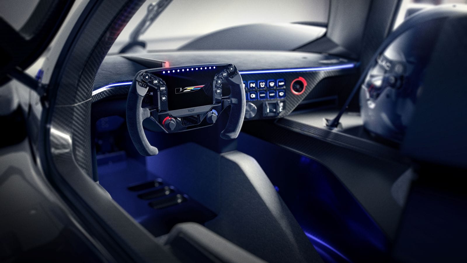 Cadillac V-ONE Concept: 830 caballos de potencia con ADN de Le Mans y un solo asiento ¿Por qué? V12MAGAZINE Cadillac V-ONE Concep lleva la tecnología del V-Series.R a un territorio inédito para la marca: un deportivo de un solo asiento con 830 hp y ADN directo de competición. V12MAGAZINE