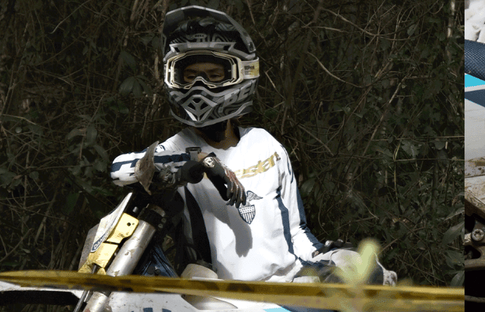 Daniella Acosta en el Six Days de Enduro