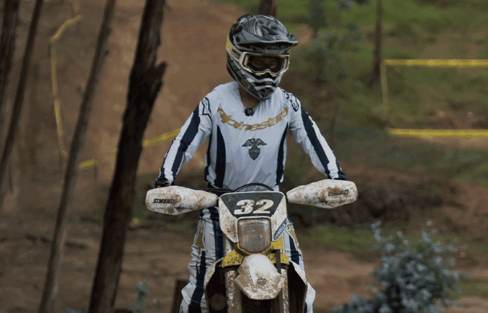 Daniella Acosta en el Six Days de Enduro