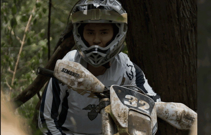Daniella Acosta en el Six Days de Enduro