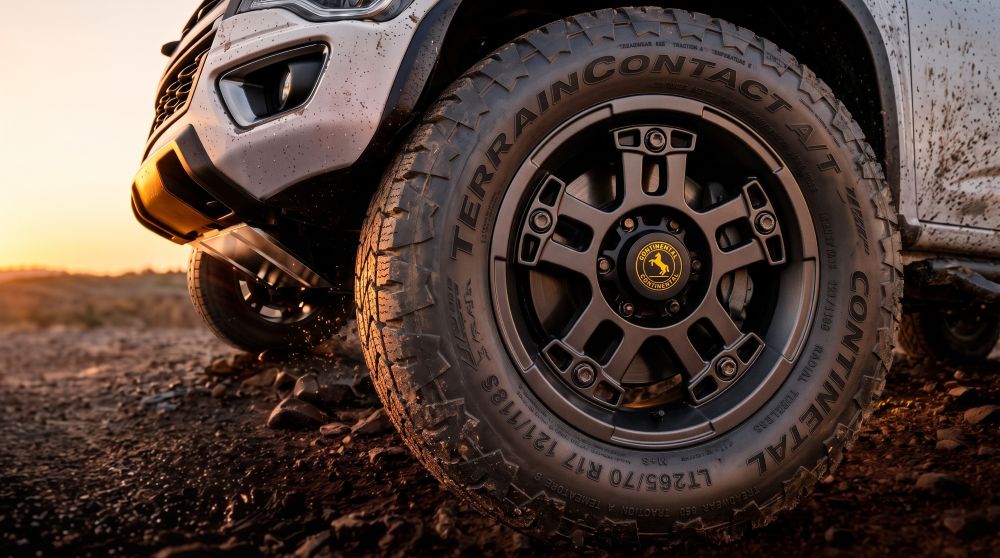 Continental presenta la TerrainContact A/T2, una llanta todoterreno que busca equilibrar tracción fuera del asfalto, resistencia y comodidad en carretera. V12MAGAZINE